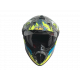Шлем (мотард) NENKI MX-310 BRIGHT BLACK YELLOW