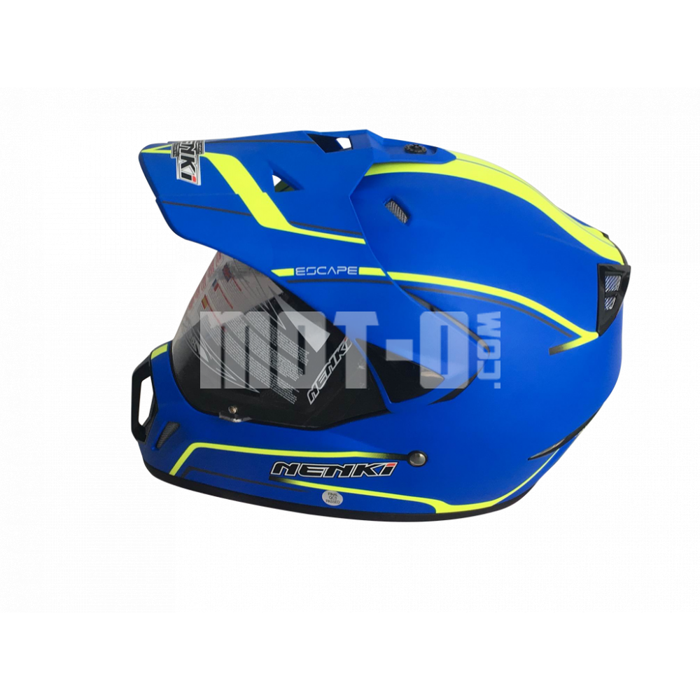 Шлем (мотард) NENKI MX-310 MATT BLUE
