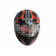 Шолом (Інтеграл) NENKI FF-856 MATTE GREY RED