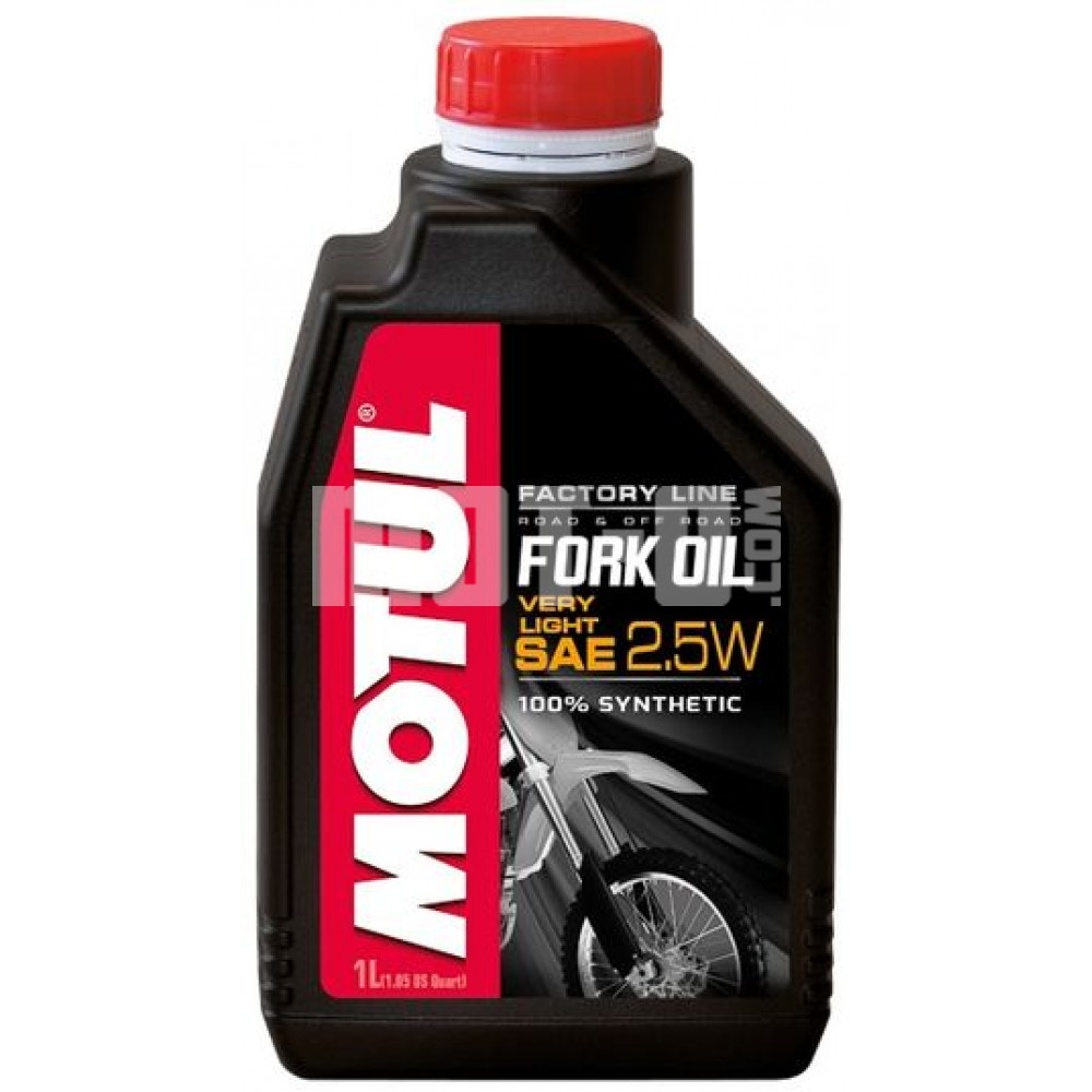 Олива Motul Fork Oil Very Light Factory Line SAE 2,5W (1L) 100% Синтетична (Гідравлічна олива для амортизаторів)
