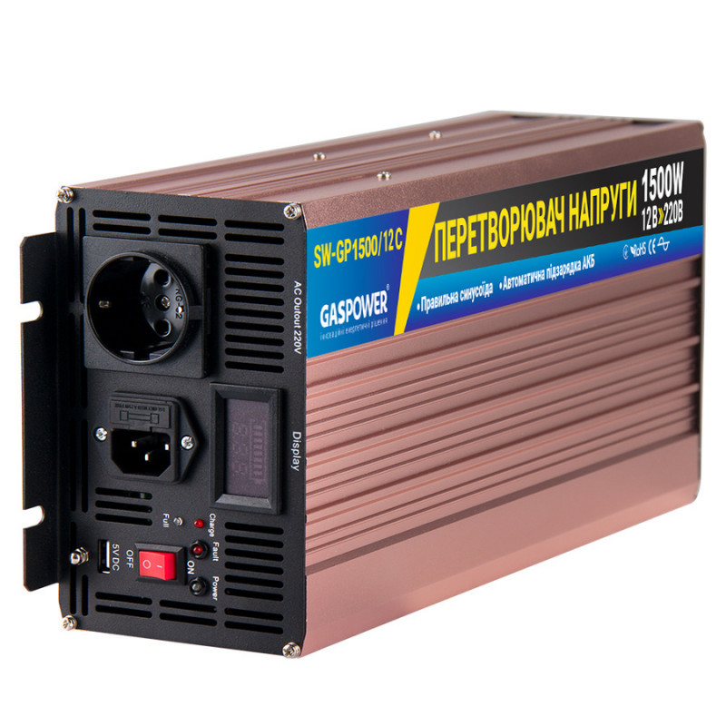 Джерело безперебійного живлення (інвертор)  SW-GP1500/12C, 1500W