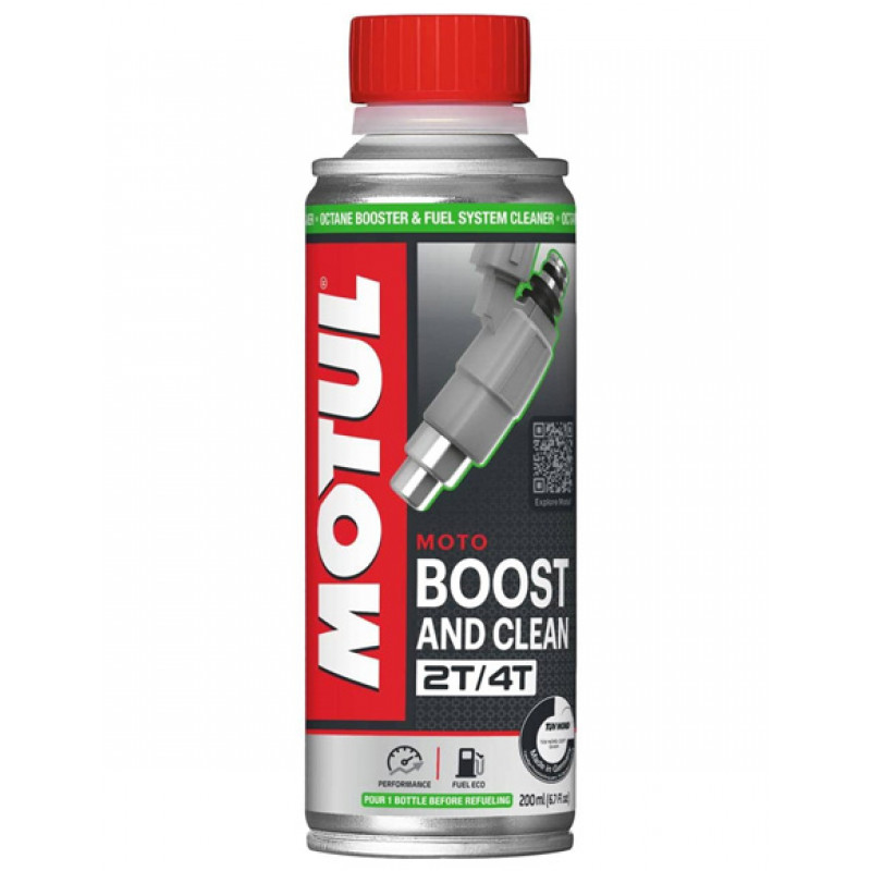 Бензиновий підсилювач октанового числа MOTUL Boost and Clean Moto (0.2L)