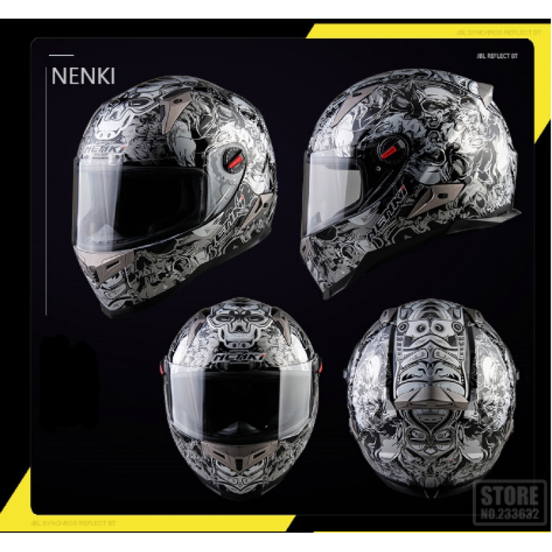 Шолом (інтеграл) Nenki FF-863, Silver (XL)