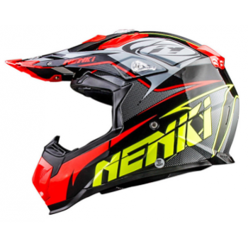 Шолом Nenki MX-315, Крос, Red/Yellow/Grey (L)