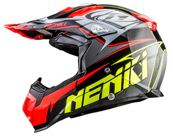 ⭐ Шолом Nenki MX-315, Крос, Red/Yellow/Grey (L), купити в Україні