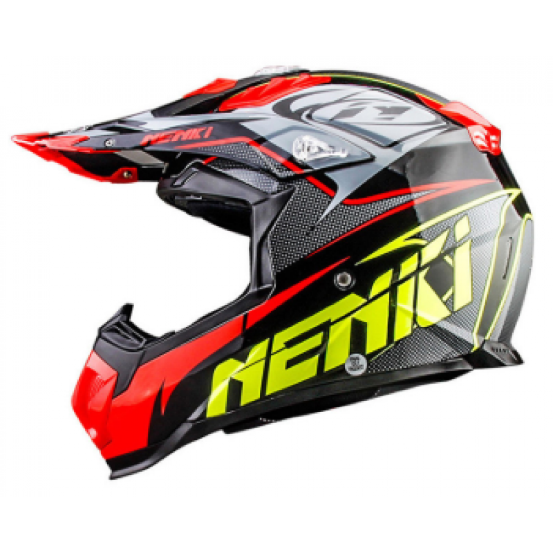 Шолом Nenki MX-315, Крос, Red/Yellow/Grey (L)