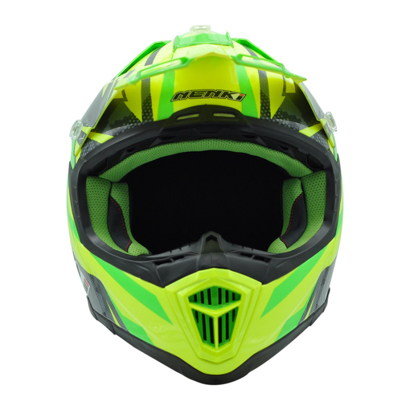 Шолом Nenki MX-316, Крос, Green Yellow Grey (L)