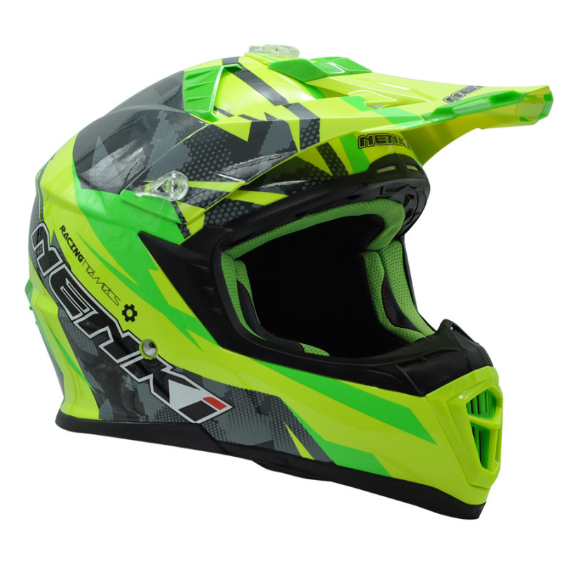 Шолом Nenki MX-316, Крос, Green Yellow Grey (L)