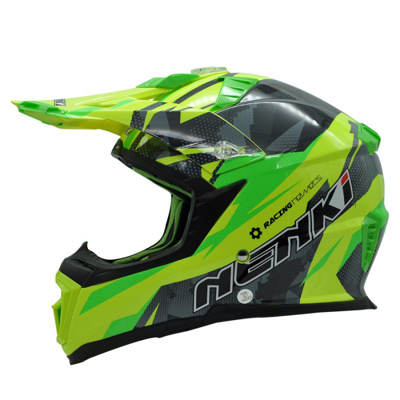 Шолом Nenki MX-316, Крос, Green Yellow Grey (L)