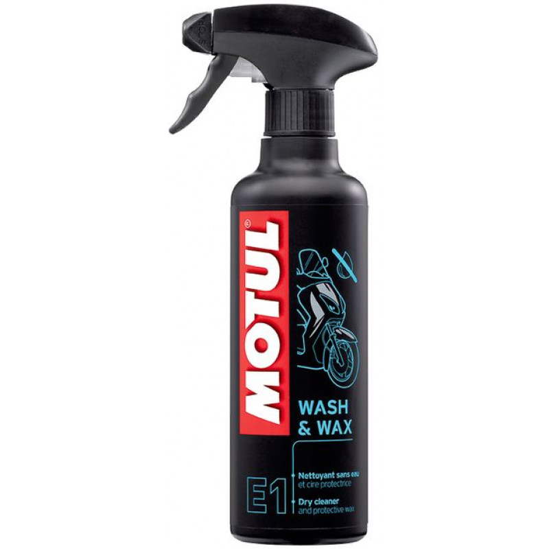 Сухий очисник поверхонь мотоцикла E1 Wash & Wax 400ml
