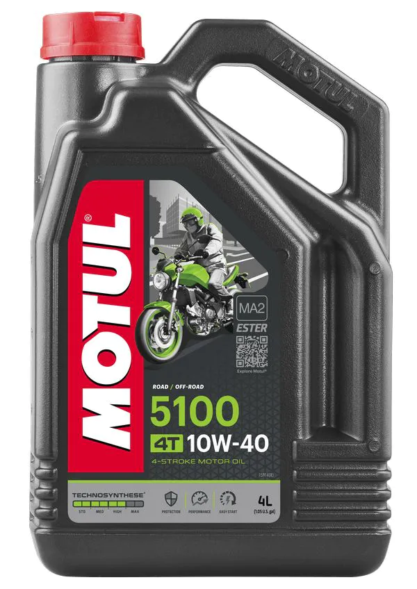 MOTUL 5100 10W-40 4L エンジンオイル ⭐ Масло Motul 5100 4Т SAE 10W40 (4L), купить в Украине. Цена