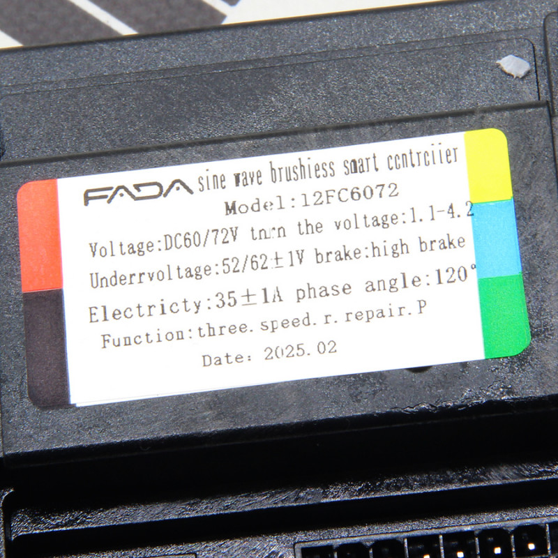Керуючий контролер 60/72V (нов. зраз.) Fada N9 (FDEB 10SLA-72)