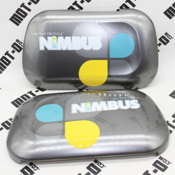 Пластикова задня панель сидіння (л+п), сіра Fada NiMBUS (FDET 08BRLA-72)
