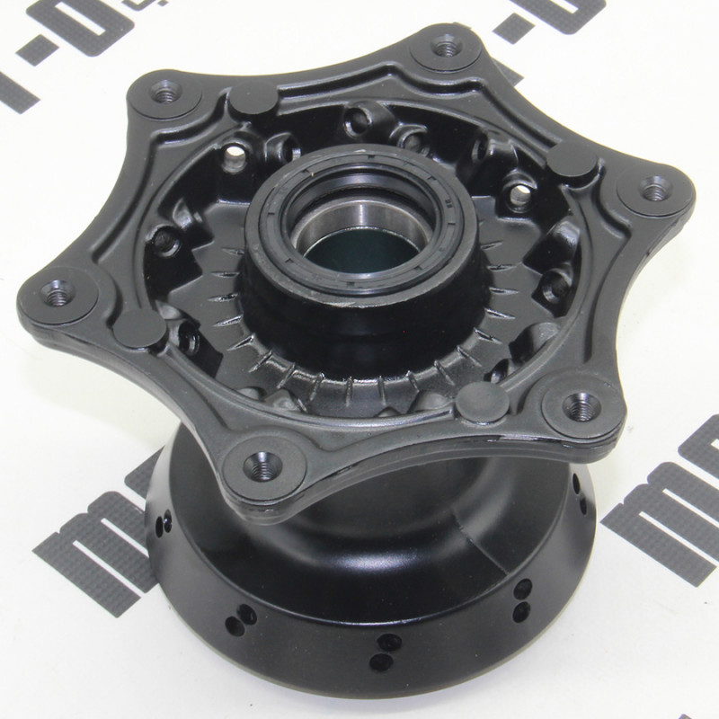 Ступица переднего колеса, черная KOVI CB250-4Т, LITE