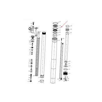 Стопорное кольцо сальника KOVI CB250-4Т LITE
