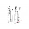 Винт регулировки крышки верхней (комплект) KOVI CB250-4Т LITE