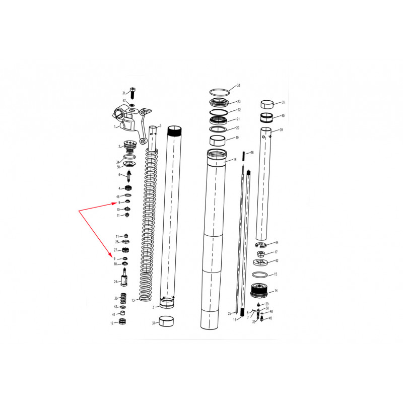 Пружина перепусконого клапана KOVI CB250-4Т LITE