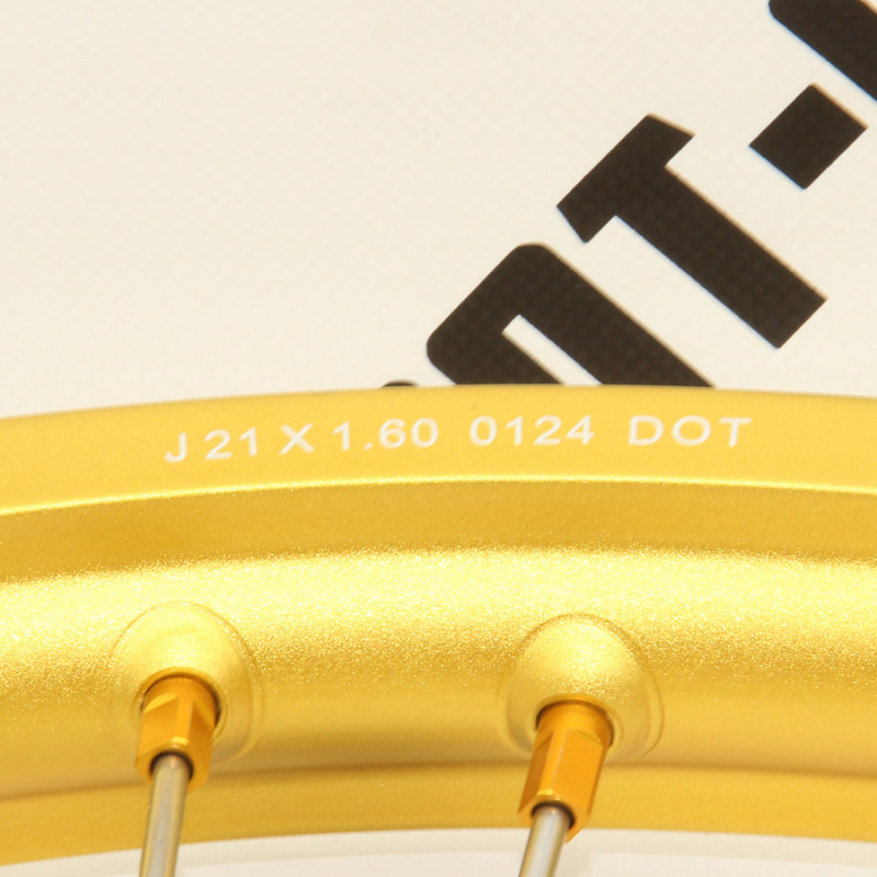 Диск передній R21*1.60J (golden) KOVI "КТ" NC250-4Т PRO