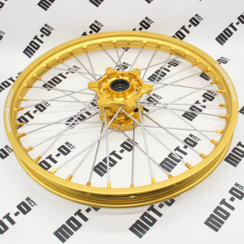 Диск передній R21*1.60J (golden) KOVI "КТ" NC250-4Т PRO