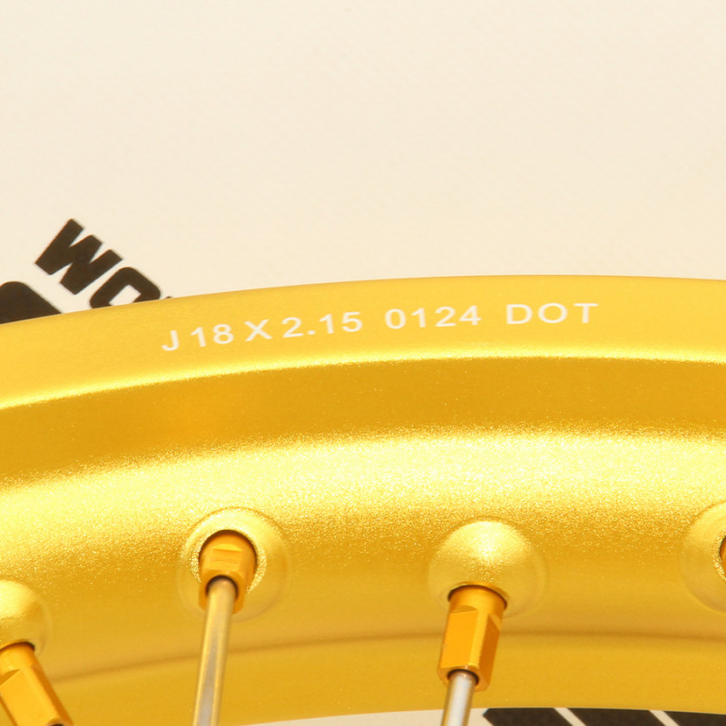 Диск задний R18*2.15J (golden) KOVI "КТ" NC250-4Т PRO