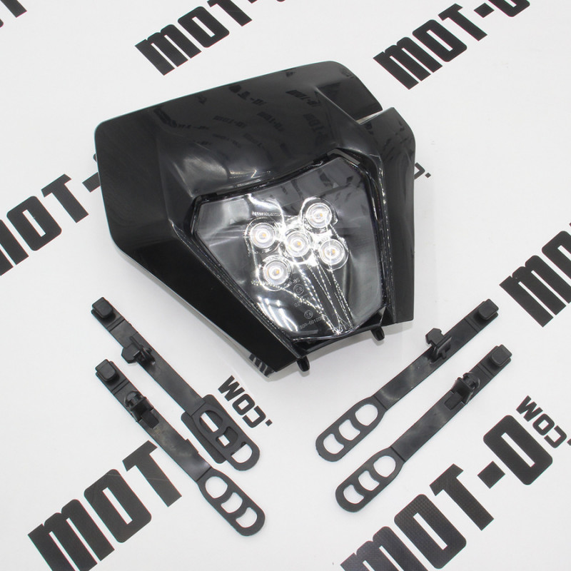 Обтічник у комплекті з LED фарою, чорний "OTOM"