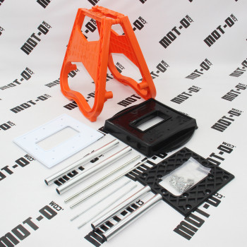 Мотопідставка Plastic&Aluminum, Motocross, помаранчева "OTOM"