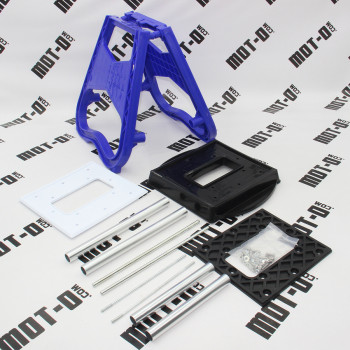 Мотопідставка Plastic&Aluminum, Motocross, синя "OTOM"