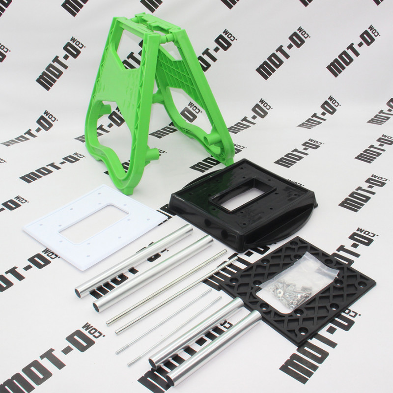 Мотопідставка Plastic&Aluminum, Motocross, зелена "OTOM"