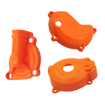 Захист кришок двигун. (к-т 3шт) NC250cc, помаранчева "OTOM"