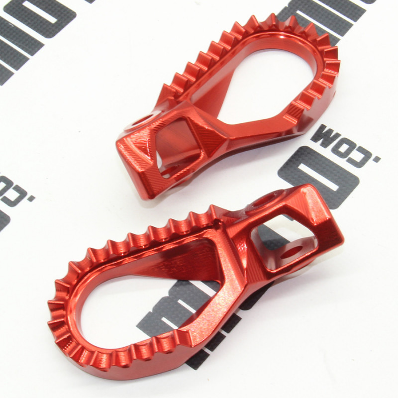 Подножки водителя (л+п) CNC, оранжевые KOVI KT-S7 NC300-4Т PRO
