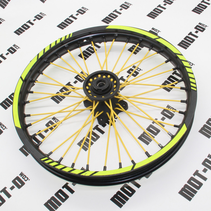 Диск передний 17*1,60 (желт.) KOVI 125-4Т (125/150 Pit Bike)