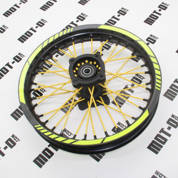 Диск задний 14*1,85 (желт.) KOVI 125-4Т (125/150 Pit Bike)
