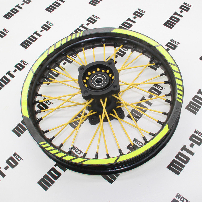 Диск задний 14*1,85 (желт.) KOVI 125-4Т (125/150 Pit Bike)