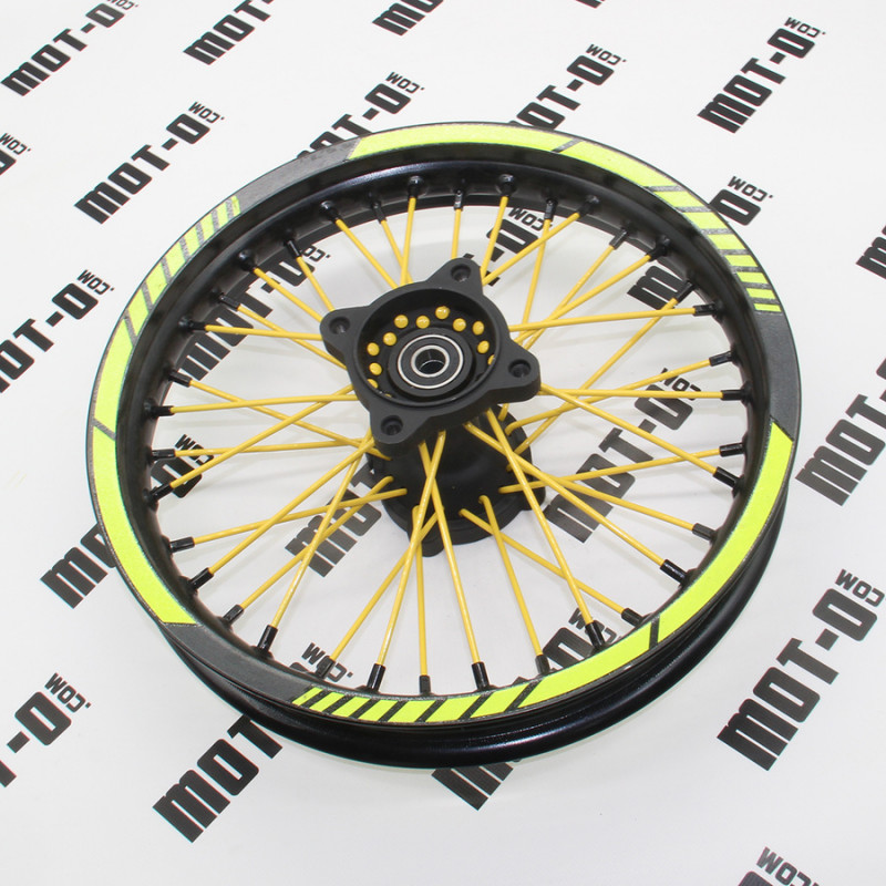 Диск задний 14*1,85 (желт.) KOVI 125-4Т (125/150 Pit Bike)