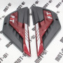 Пластик боковой центральный (л+п), красный МТ125-8 F4 (FIT II 2023)
