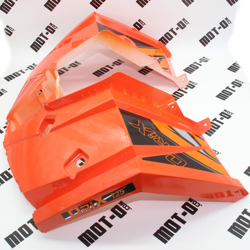 Пластик передній (крила), оранж. ATV Orix125