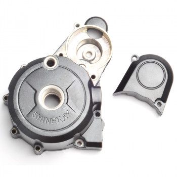 Кришка двигуна, (ліва)+кришка ред. стартера Shineray XY150GY-11B