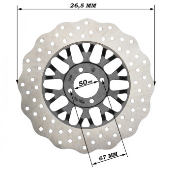 Диск гальмівний передній Shineray XY150GY-11B