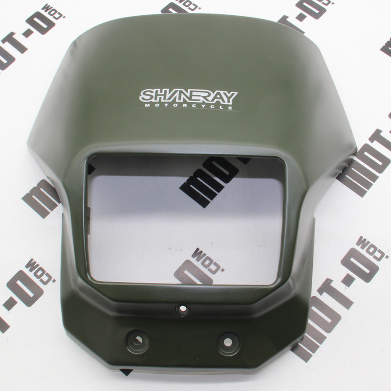 Обтічник фари зелений (без декору) Shineray XY150GY-17