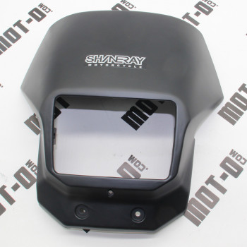 Обтічник фари чорний (без декору) Shineray XY150GY-17