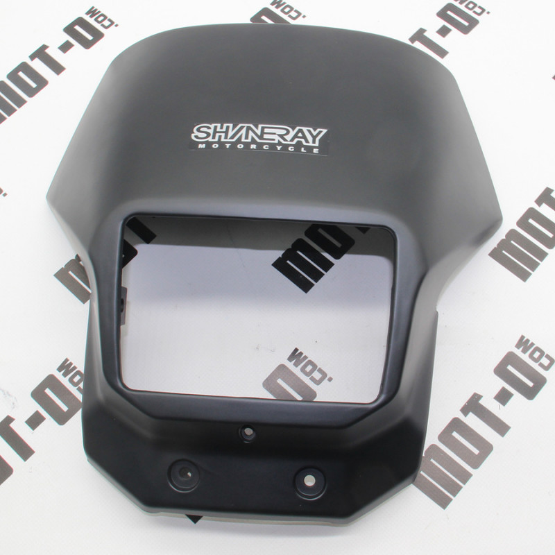 Обтічник фари чорний (без декору) Shineray XY150GY-17