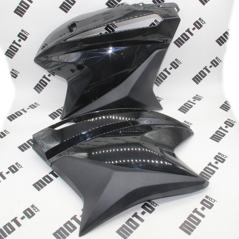 Пластик баку бок. пер. (л+п), чорний Shineray XY250GY-6B