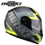 Шолом (інтеграл) Nenki FF-856, Matte Grey Yellow (L)