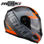 Шлем (интеграл) Nenki FF-856, Matte Grey Orange (L)