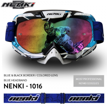 Окуляри крос.NK-1016 Blue&Black Border/Blue Headband