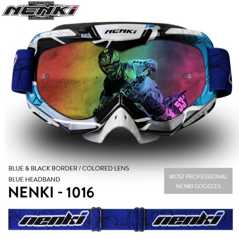 Окуляри крос.NK-1016 Blue&Black Border/Blue Headband