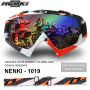 Окуляри крос.NK-1019 Orange&White Border/Orange Headband