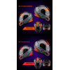 Шолом (інтеграл) Nenki FF-856, Matte Grey Orange (L)