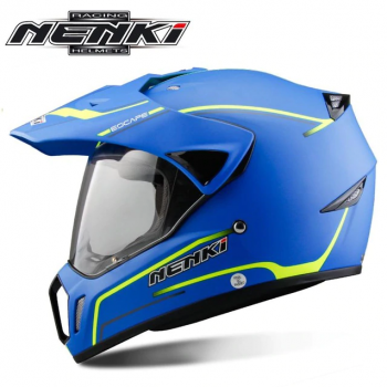 Шолом (мотард) Nenki MX-310, Matte Blue (L)