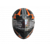 Шолом (інтеграл) Nenki FF-856, Matte Grey Orange (L)